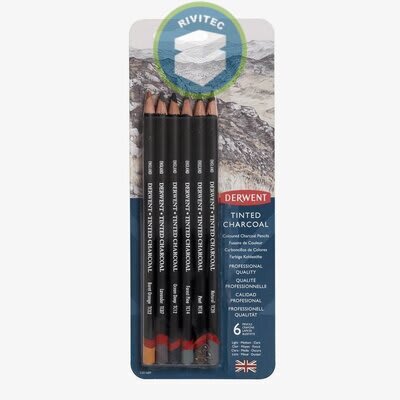 LAPIZ CARBON CON COLOR 6 UNIDADES DERWENT1