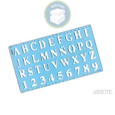 NORMOGRAFO LETRA 20MM1