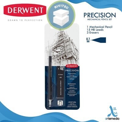 PORTAMINAS 0.7 + MINAS HB PRECISION PROFESIONAL DERWENT1
