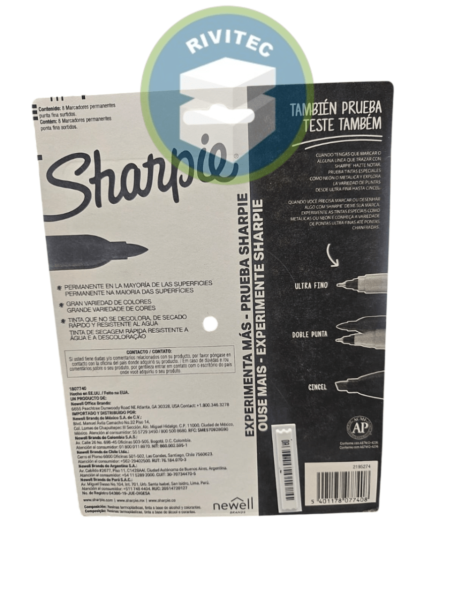 SET DE SHARPIE 8 COLORES1