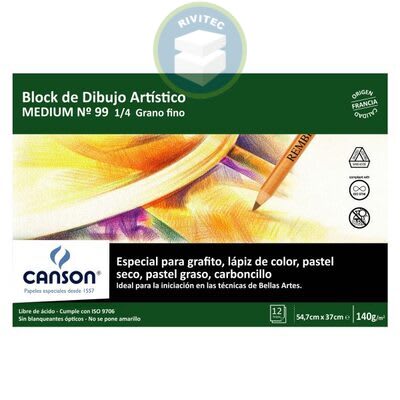 BLOCK DE DIBUJO ARTISTICO   140g/m21