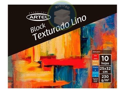 BLOCK TEXTURADO LINO 300g/m21