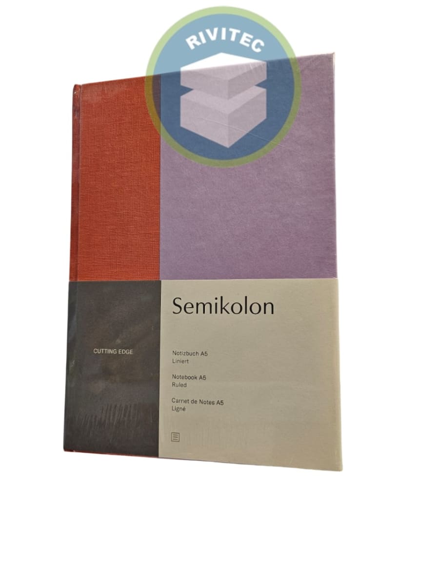 CUADERNO A5 TANGERINE-LAVENDER LINEAS1