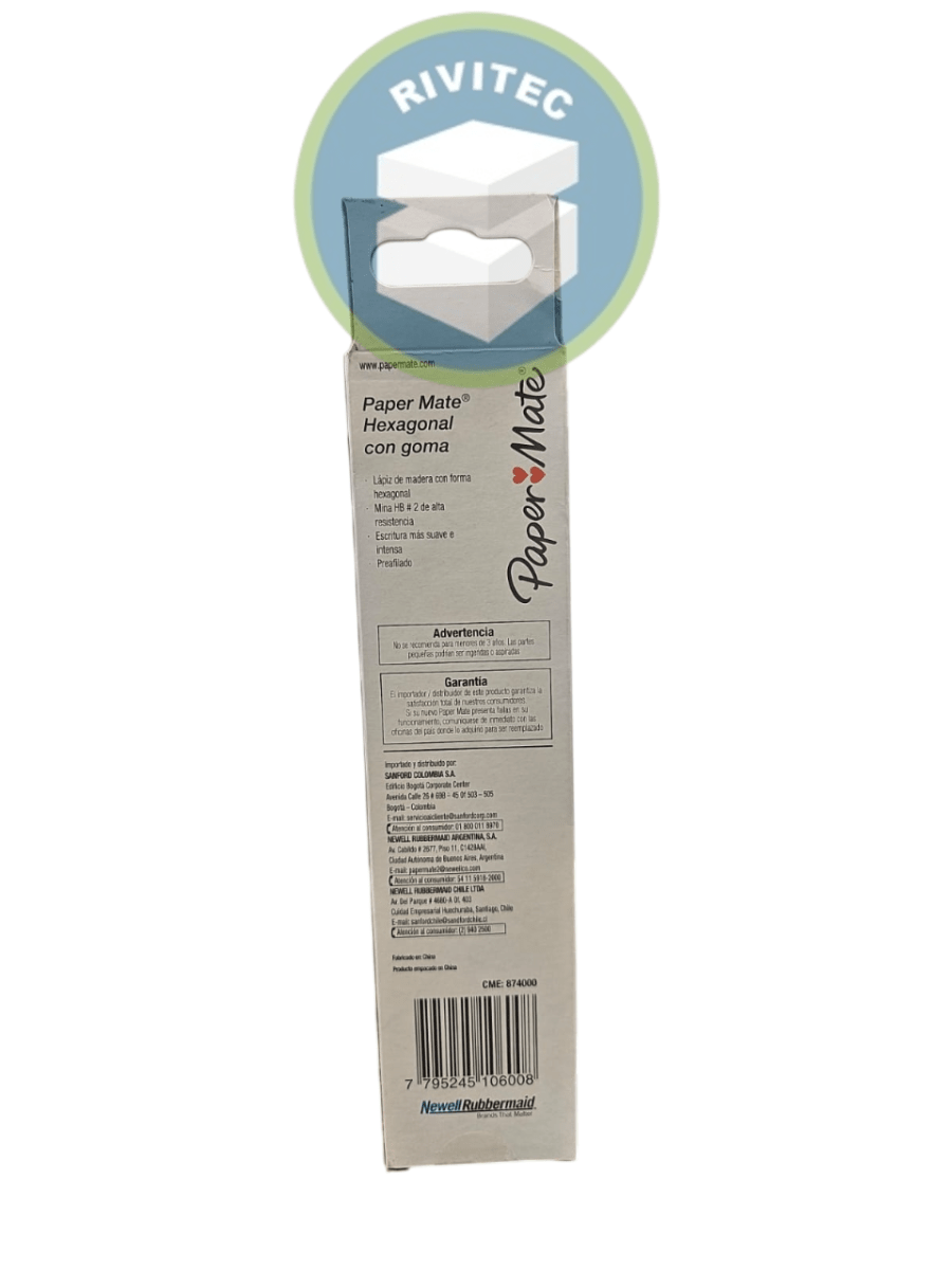 LÁPIZ GRAFITO HEXAGONAL CON GOMA1