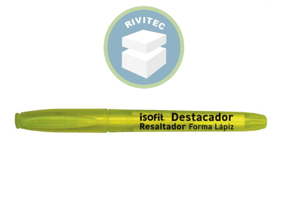 DESTACADOR LAPIZ ISOFIT AMARILLA1