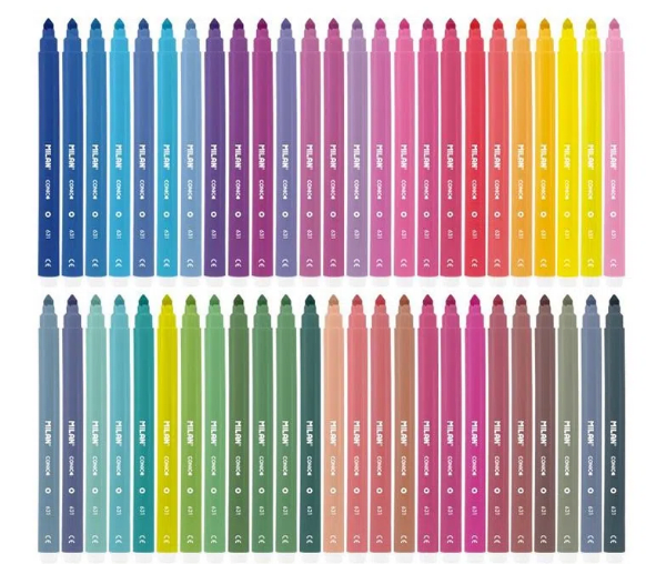 MALETIN ROTULADORES CONICOS 50 COLORES MILAN2