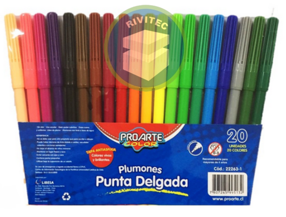 PLUMONES PUNTA FINA PROARTE1