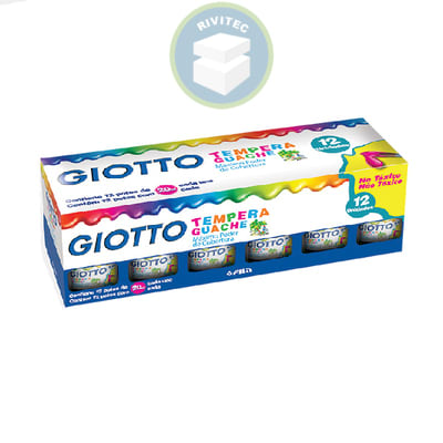 TEMPERA 12 COLORES GIOTTO1