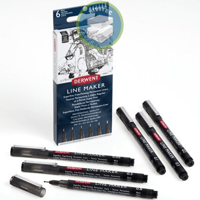 SET TIRALINEAS 0.5/0.8 DERWENT 1