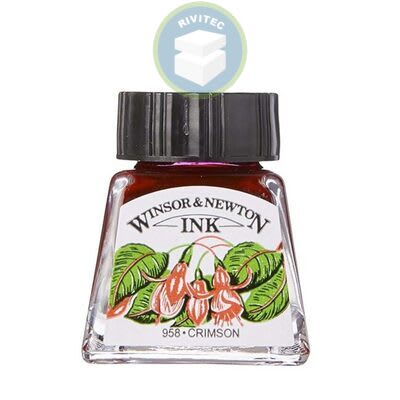 TINTA PARA DIBUJO CARMESI 14 ML1