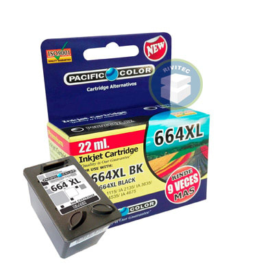 TINTA HP 664 XL NEGRA 22 ML1