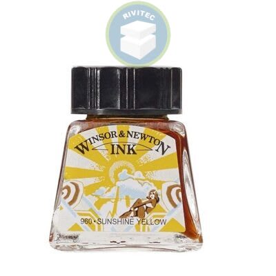 TINTA PARA DIBUJO AMARILLO SOL 14 ML1