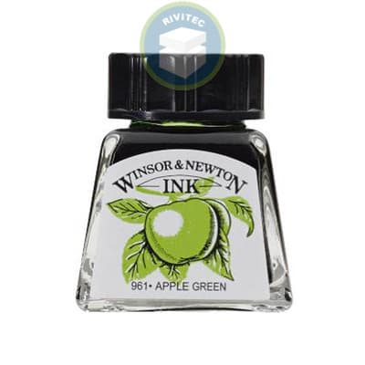 TINTA PARA DIBUJO VERDE MANZANA 14 ML1