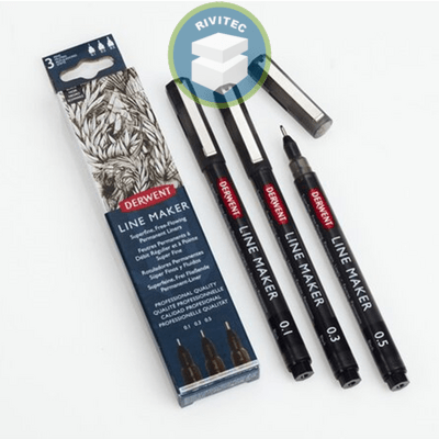 TIRALINEAS 3UNI 0.1, 0.3, 0.5  GRAFITO PROFESIONAL1