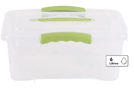 CAJA PLASTICA 6 LITRO  VERDE1