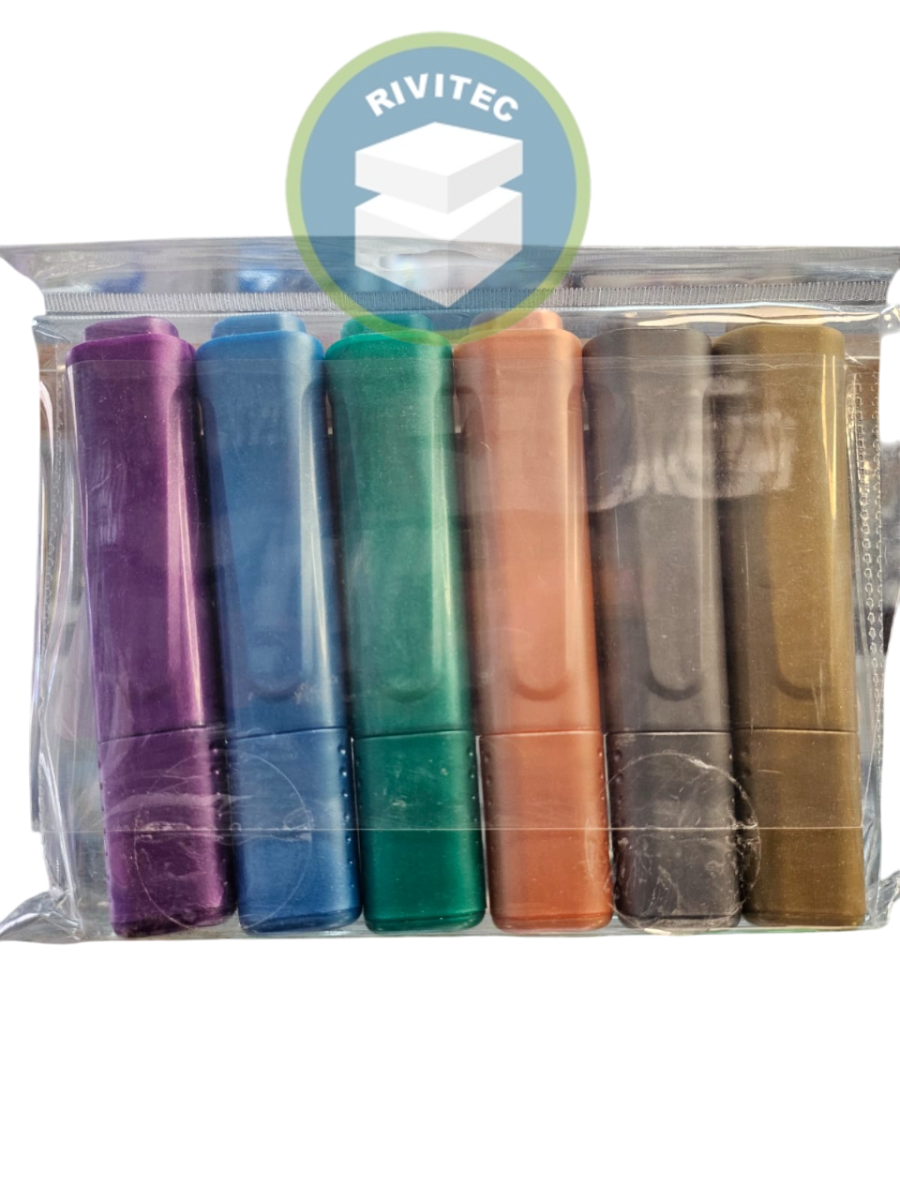 DESTACADORES METALIZADOS 6 COLORES2