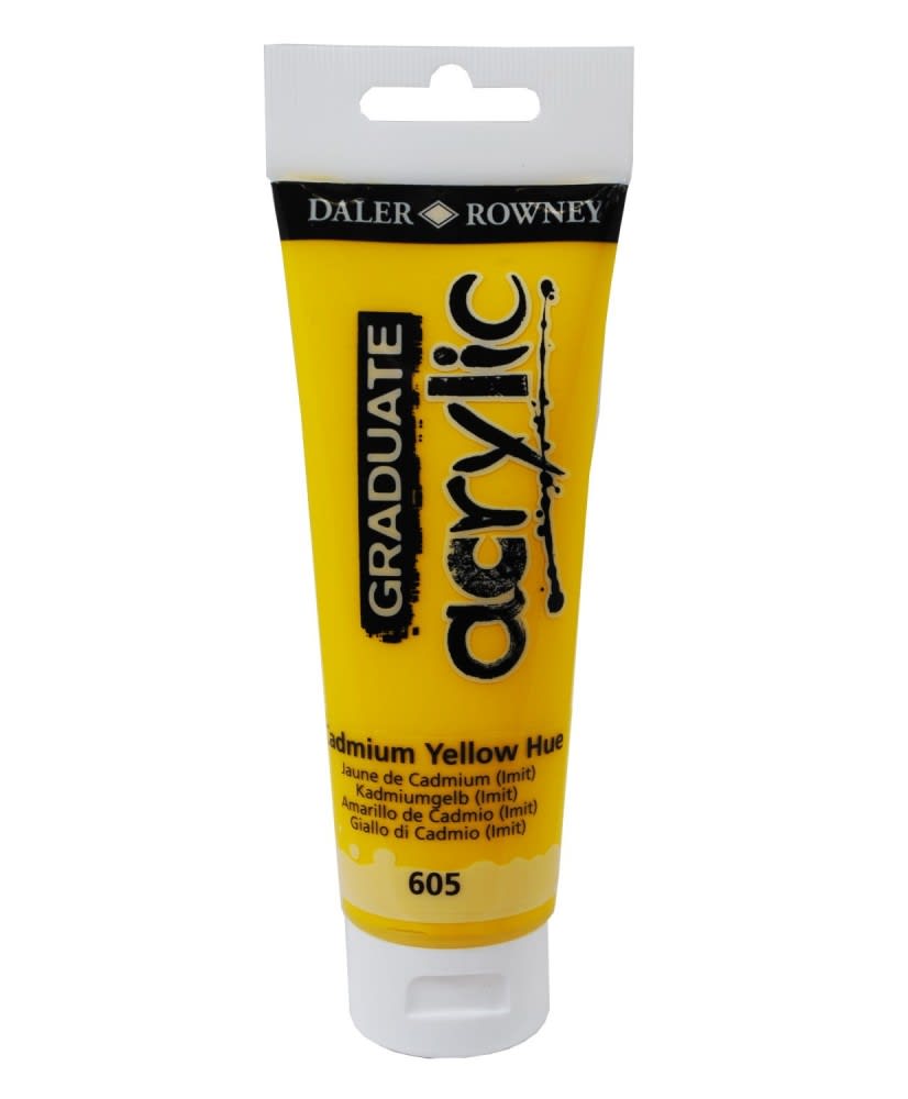 ACRILICO 120ML CADIUM YELLOW 605 DALER ROWNEY1