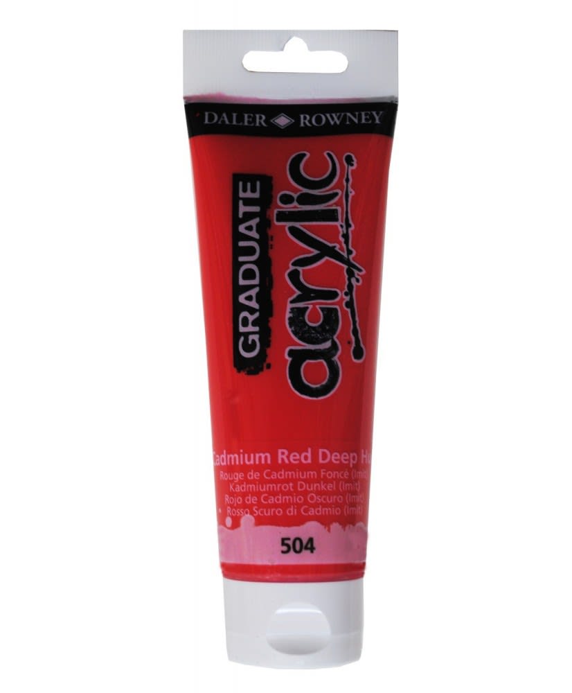 ACRILICO 120ML CAD RED 504 DALER ROWNEY1