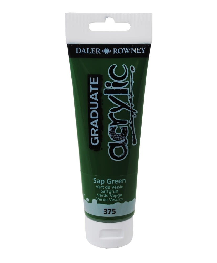 ACRILICO 120ML SAP GREEN 375 DALER ROWNEY1
