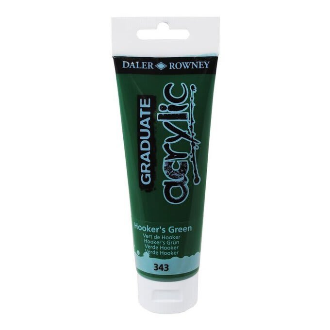 ACRILICO 120ML HOOKER S GREEN 343 DALER ROWNEY1