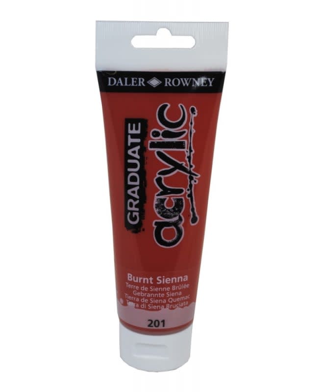 ACRILICO 120ML BURNT SIENNA 201 DALER ROWNEY1