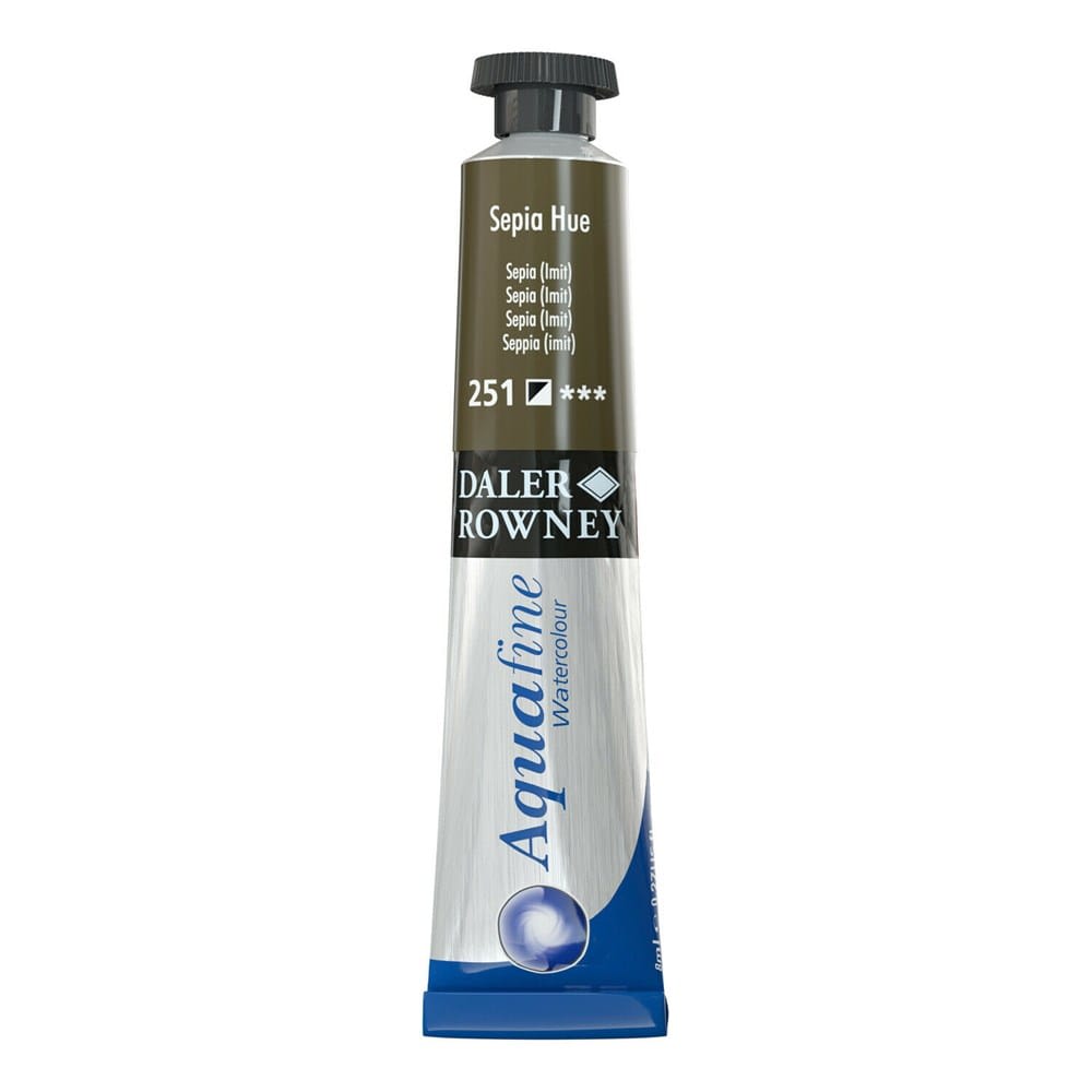 ACUARELA AQUAFINE 8ML SEPIA (IMIT) 2511