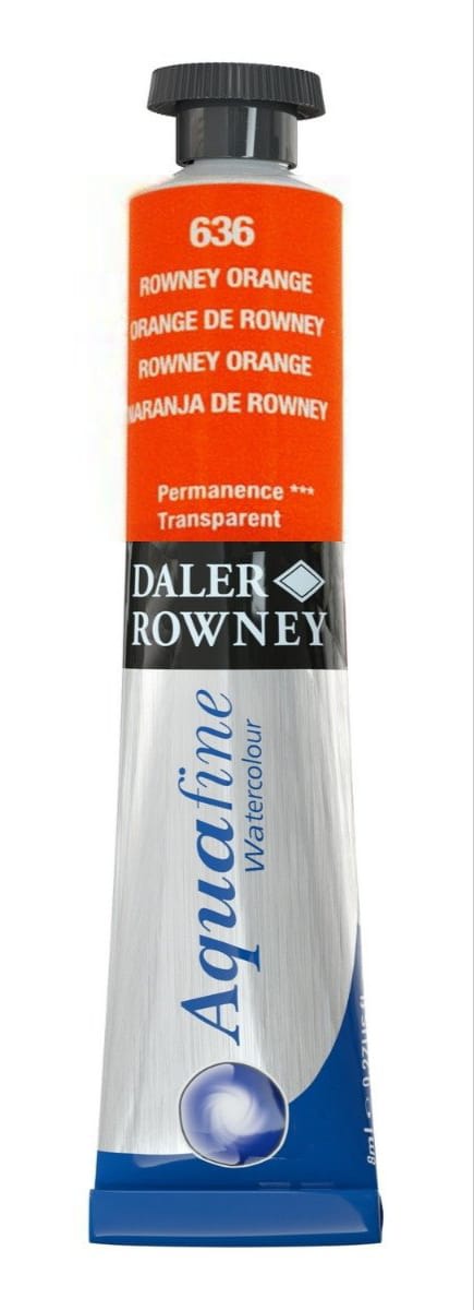 acuarela aquafine 8ml naranja de rowney1