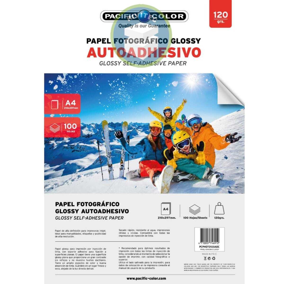 PAPEL FOTOGRAFICO AUTOADHESIVO A4 120GR 20 UNIDADES1