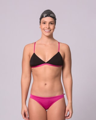 SUNKINI BELA Pink/Black2