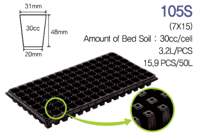 BANDEJA ECON 105 CAV - PACK 5 UNID.1
