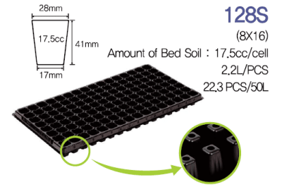 BANDEJA ECON 128 CAV S - PACK 5 UNID.1