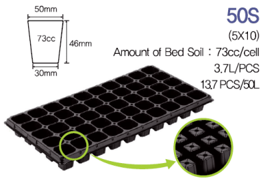 BANDEJA ECON 50 CAV - PACK 5 UNID.1