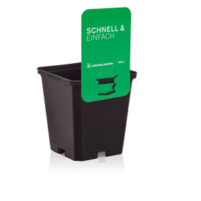 MACETA CUADRADA INYECT NE MQD 13X13X13 - PACK 50 UNID.