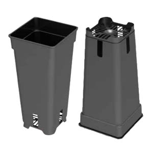 MACETA 9X9X19 1L NE - UNIDAD1
