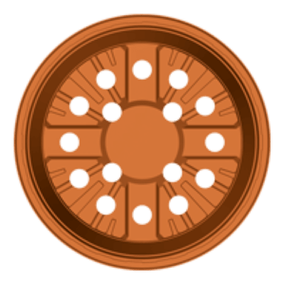 MACETA TERMOF TERR VCG 10 - PACK 100 UNID.