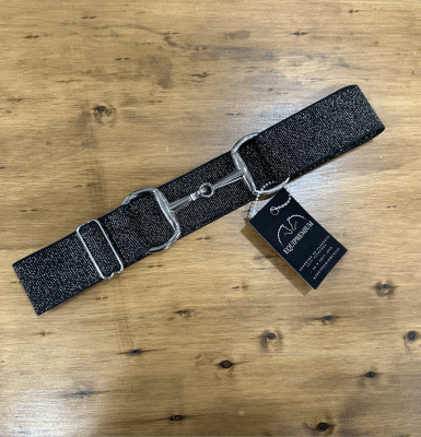 Cinturon Bocado Negro Glitter