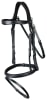 Flash Noseband Bridle With Snap Hoocks Negra1