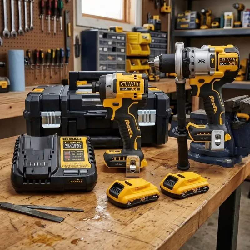 Combo DEWALT DCK2101QQ2T-B2: La nueva frontera de la potencia llega a Maq Center