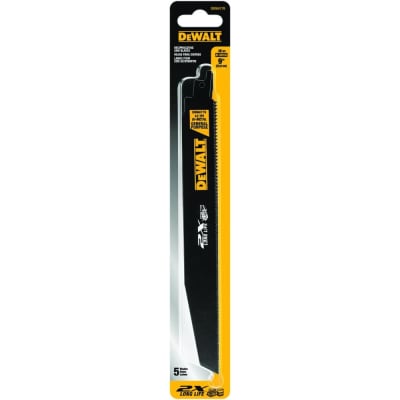 HOJA SIERRA SABLE 9plg DEMOLICION 10 TPI 5un DWA4179 - DEWALT