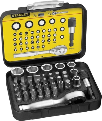 Set de Puntas y Dados para Atornillador de Impacto 39 Piezas Stanley 1-13-906