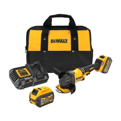 Esmeril Angular 4-1/2'' 60V Flexvolt Inc 2Bat 6Ah y Carg Dewalt DCG418T2-B2