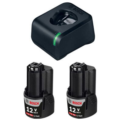 Kit Bosch: 2 Bat12V (2.0 Ah) + Carg GAL 12V-20 – 1600.A02.1KS