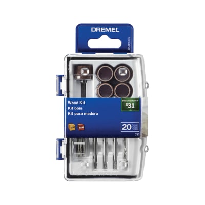 Micro Kit de Accesorios para madera Dremel 733 2615.073.3AB