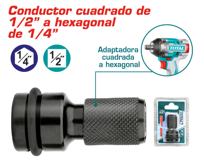 Adaptador de Llave de Impacto 1/2