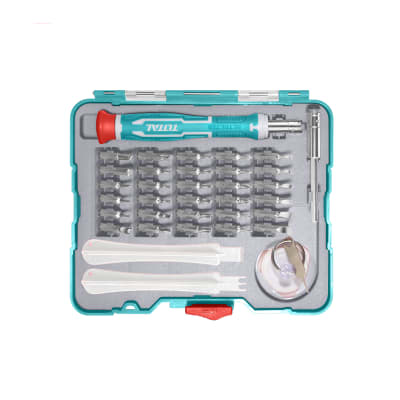 Set Destornilladores a Precisión 37 Piezas TACSD30376 TOTAL