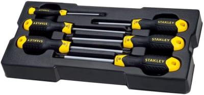 JUEGO DESTORNILLADOR ERGONÓMICO MAGNETICO TORK 6 (PZAS) STANLEY