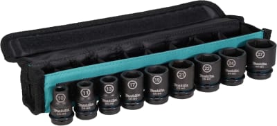 Jgo. Dados Impacto Enc 1/2 (8-21mm)x8 Pzas E-16601 Makita