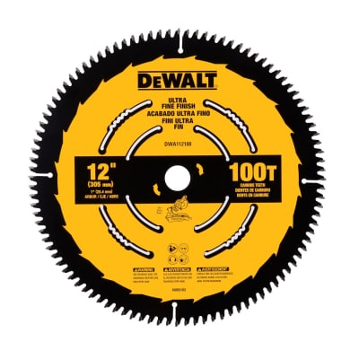 HOJA DE SIERRA CIRCULAR 12PULG 100T (DWA112100) DEWALT