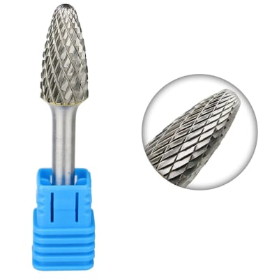 PIEDRA LIMA ROTATIVA DE CARBURO DE TUNGSTENO F1225 PARA METAL