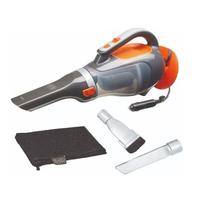 ASPIRADORA 12V PARA CARRO 610ML - BDCV610-LA